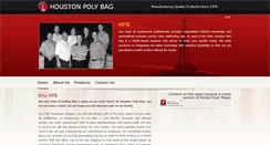 Desktop Screenshot of houstonpolybag.com